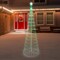 Northlight Lighted LED Multi-Function Outdoor Christmas Cone Tree - 9' - Green Lights